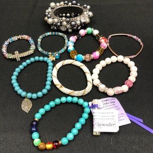 Stretchy bracelet lot